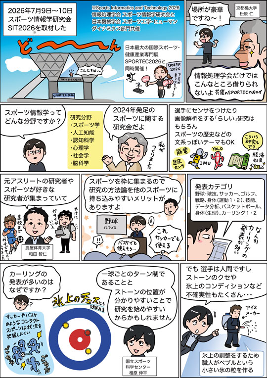 研究会行脚編　第7宿　 技術の力でスポーツはもっと熱くなる！　SIT2026取材レポート（Vol.67 No.10）